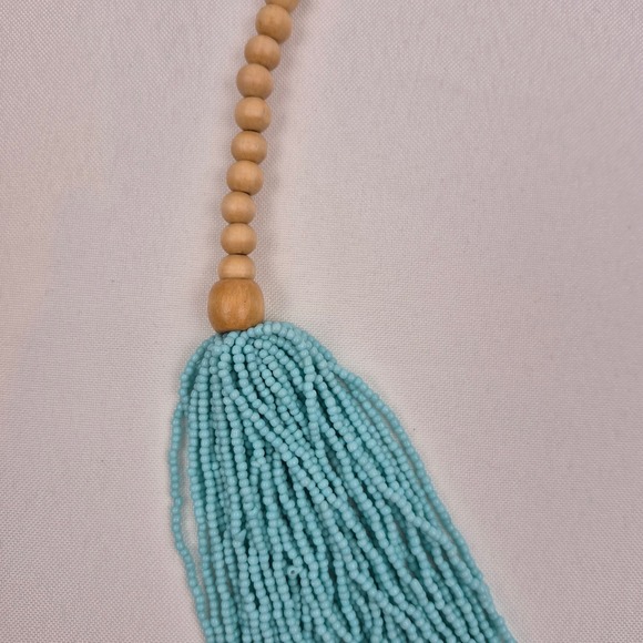 Joan‎ Rivers Classics Collection Aqua Seed Bead Multi Strand Necklace 36" - Picture 11 of 16